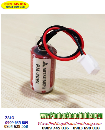 Mitsubishi PM-20BL, Pin nuôi nguồn PLC Mitsubishi PM-20BL 3.6v 1/2AA 1100mAh